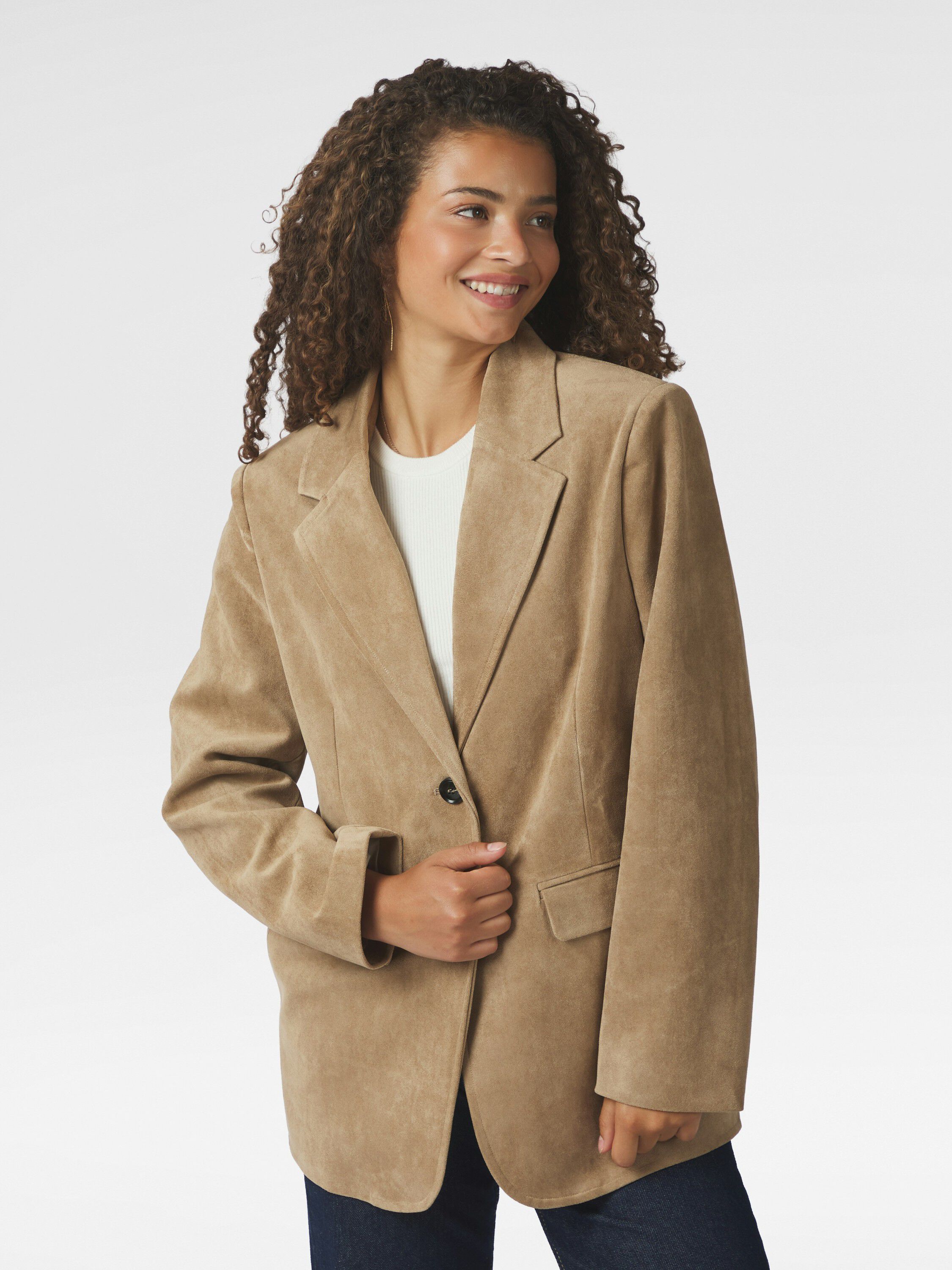 Namy Imitated Suede Blazer