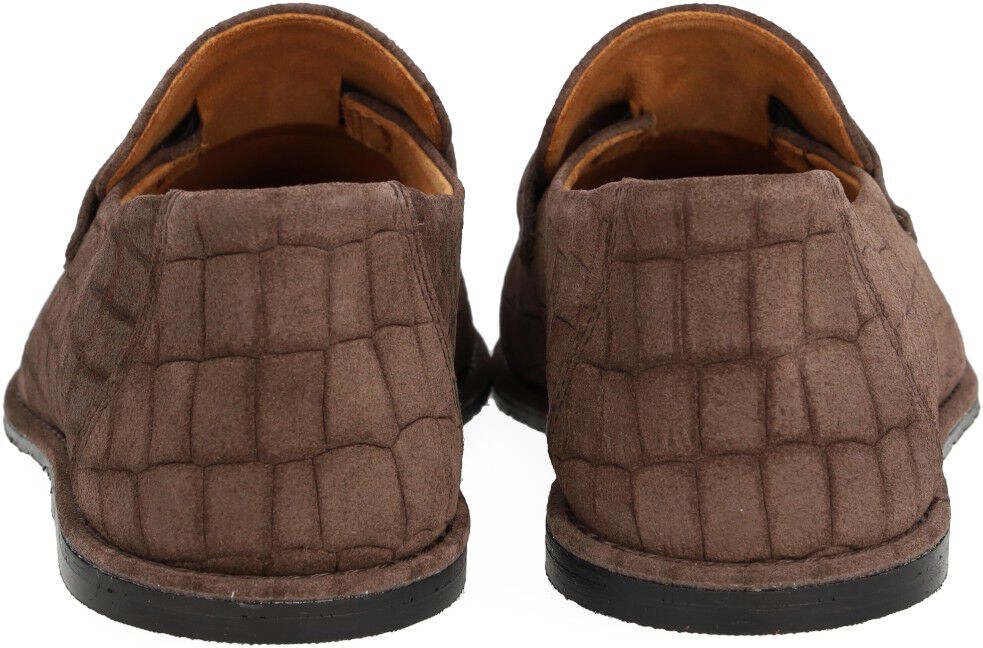 Ultrabl&oslash;d loafer med stikningsdetalje