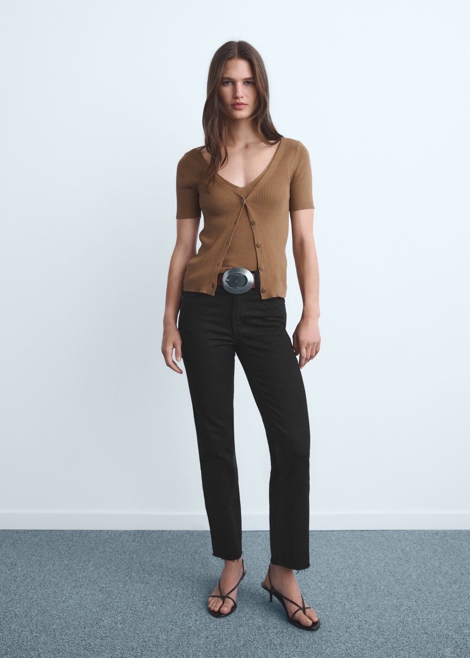 Sienna flared cropped jeans