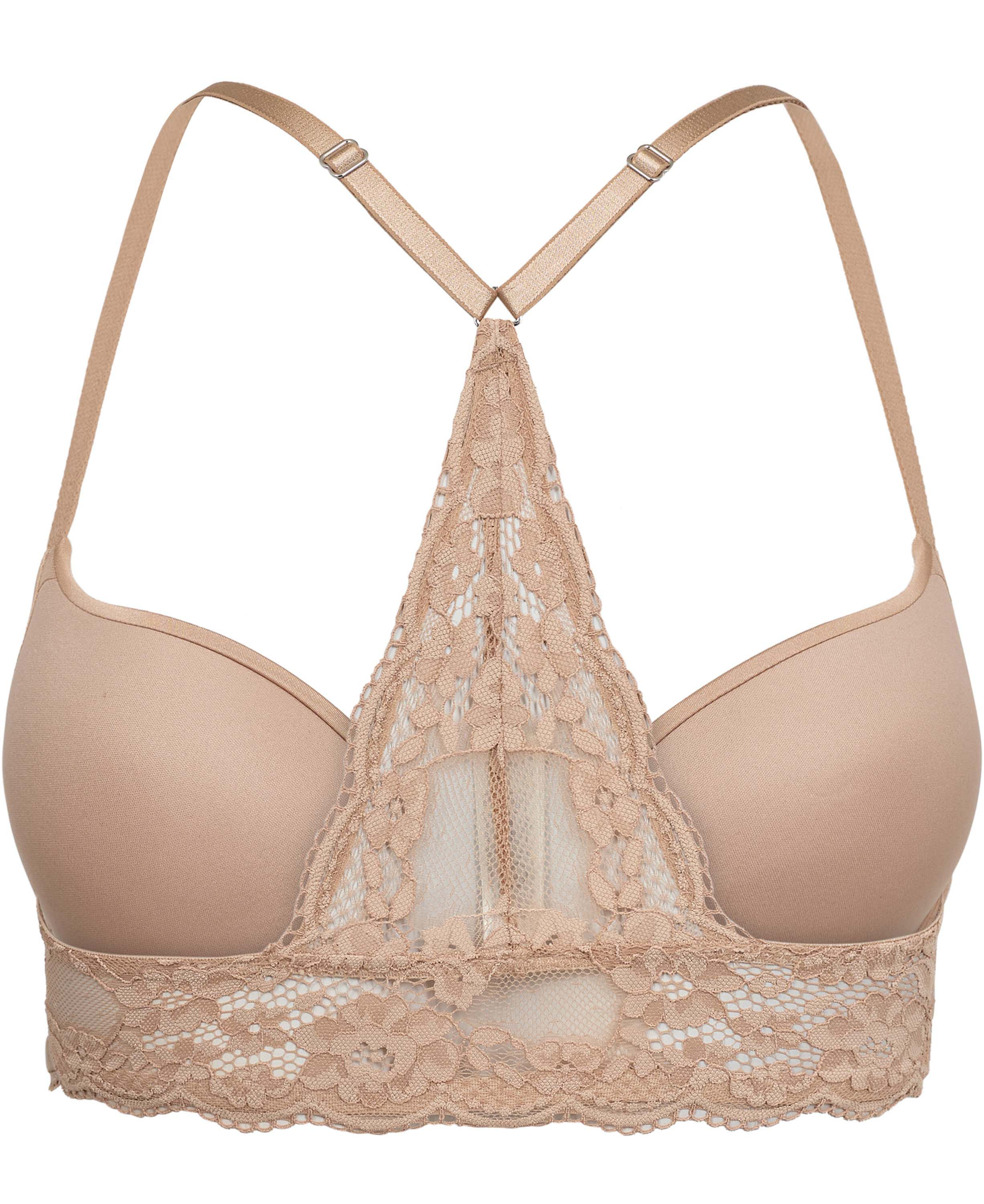 Underwired t-shirt bra with lightly