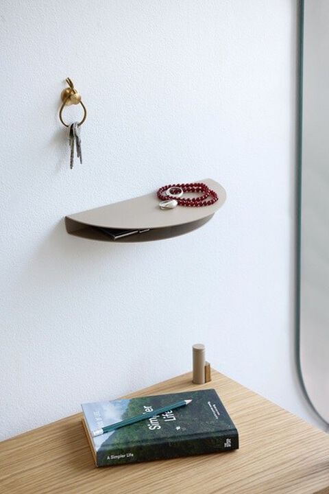 Half Moon Shelf: Terracotta: Small