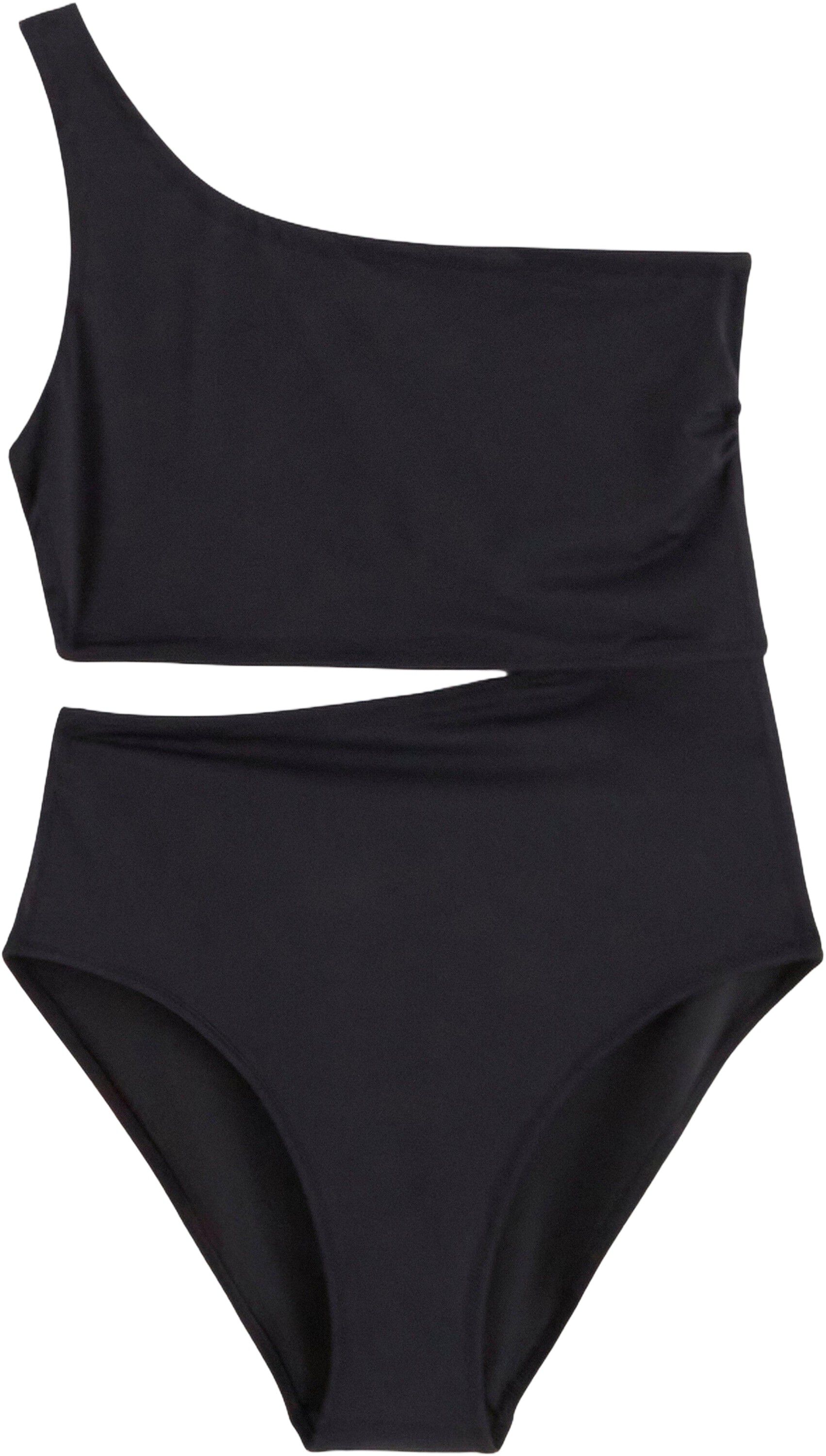 Unpadded swimsuit with a cut out de