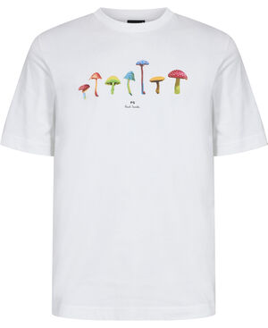 MENS REG FIT T SHIRT MUSHROOMS