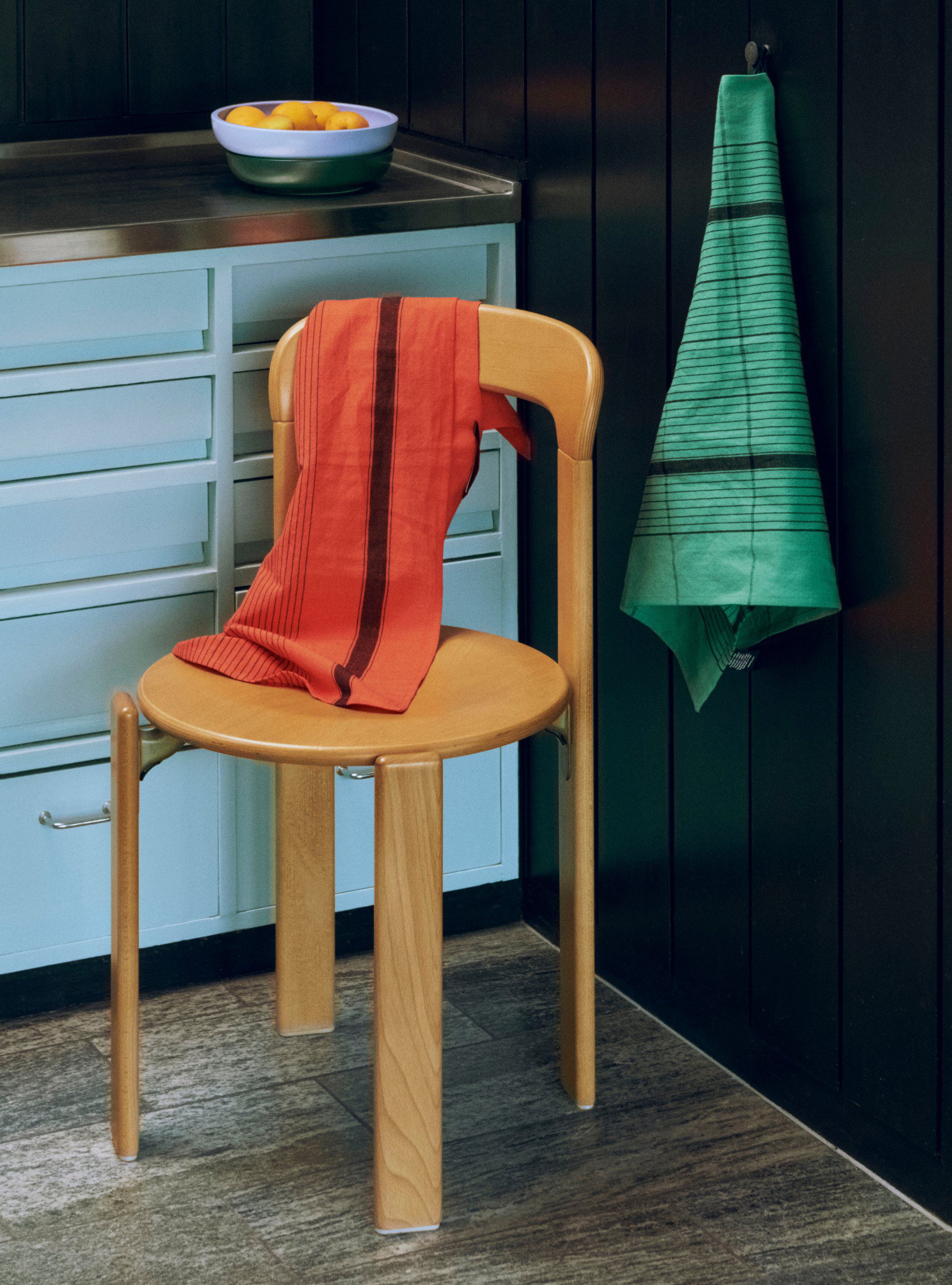 Linear Tea Towel-W52 x L80-Green