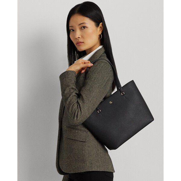 Crosshatch Leather Medium Karly Tote