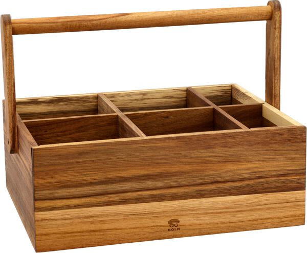 Multikasse 36 x27x28 cm Akacietræ