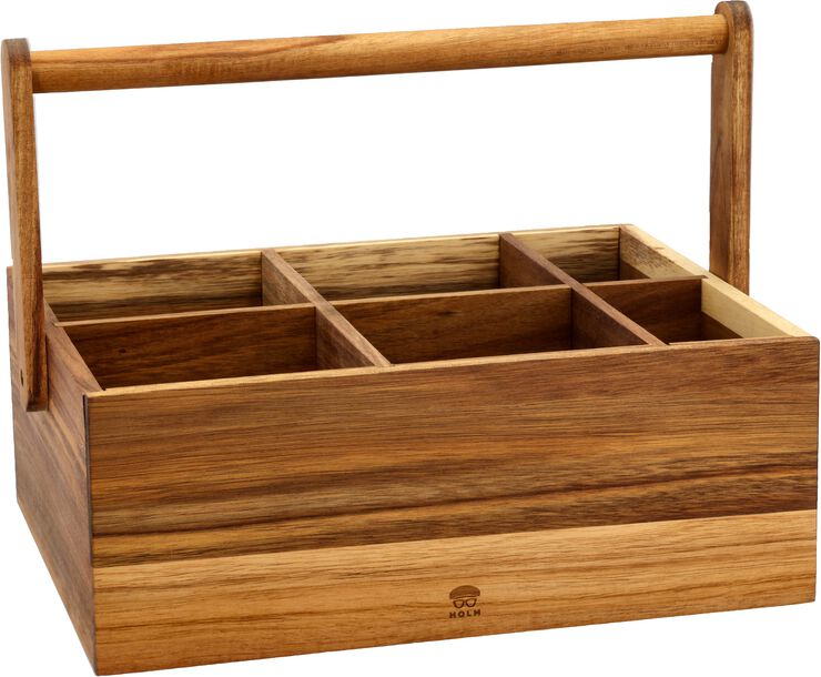 Multikasse 36 x27x28 cm Akacietræ
