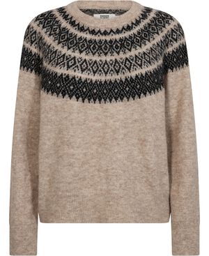 Cindi 9 Striksweater - Alpakamix RWS