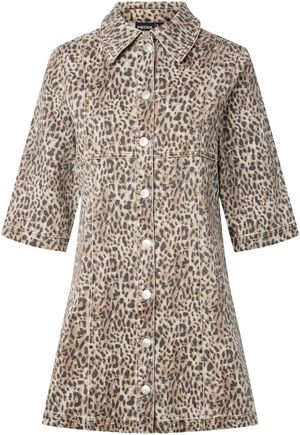 PCSALUME 3/4 DENIM DRESS