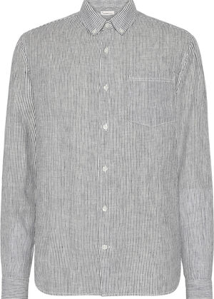 Regular striped linen shirt - GOTS/Vegan