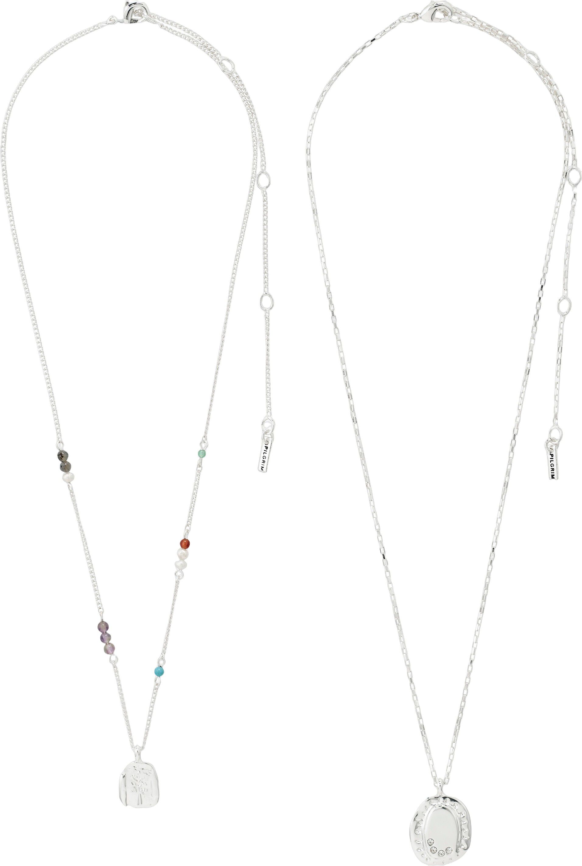 HERE necklace silver-plated