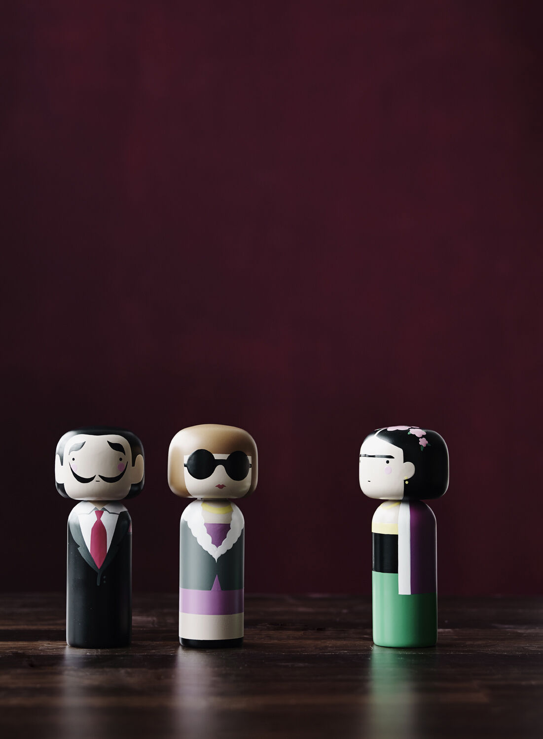 FRIDA h&aring;ndmalet Kokeshi