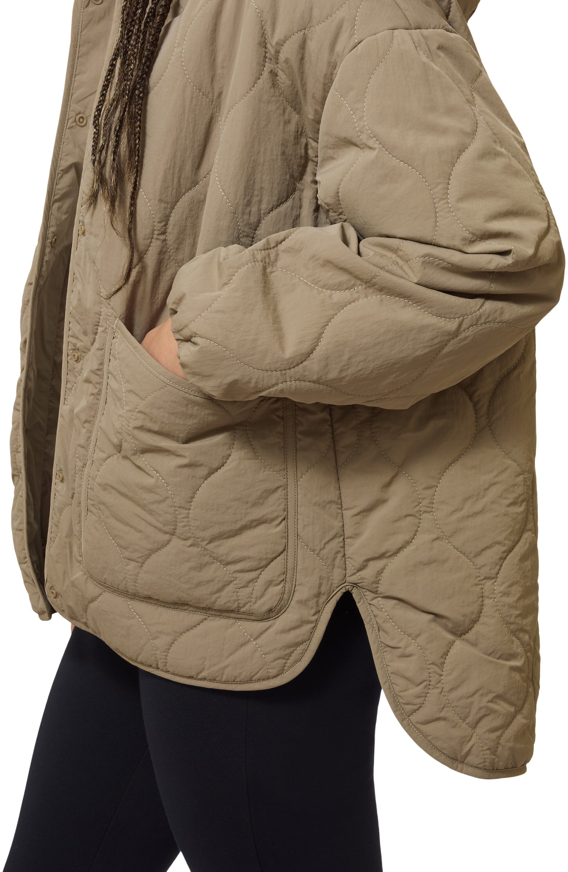 Johanna Quilted Overgangs Jakke