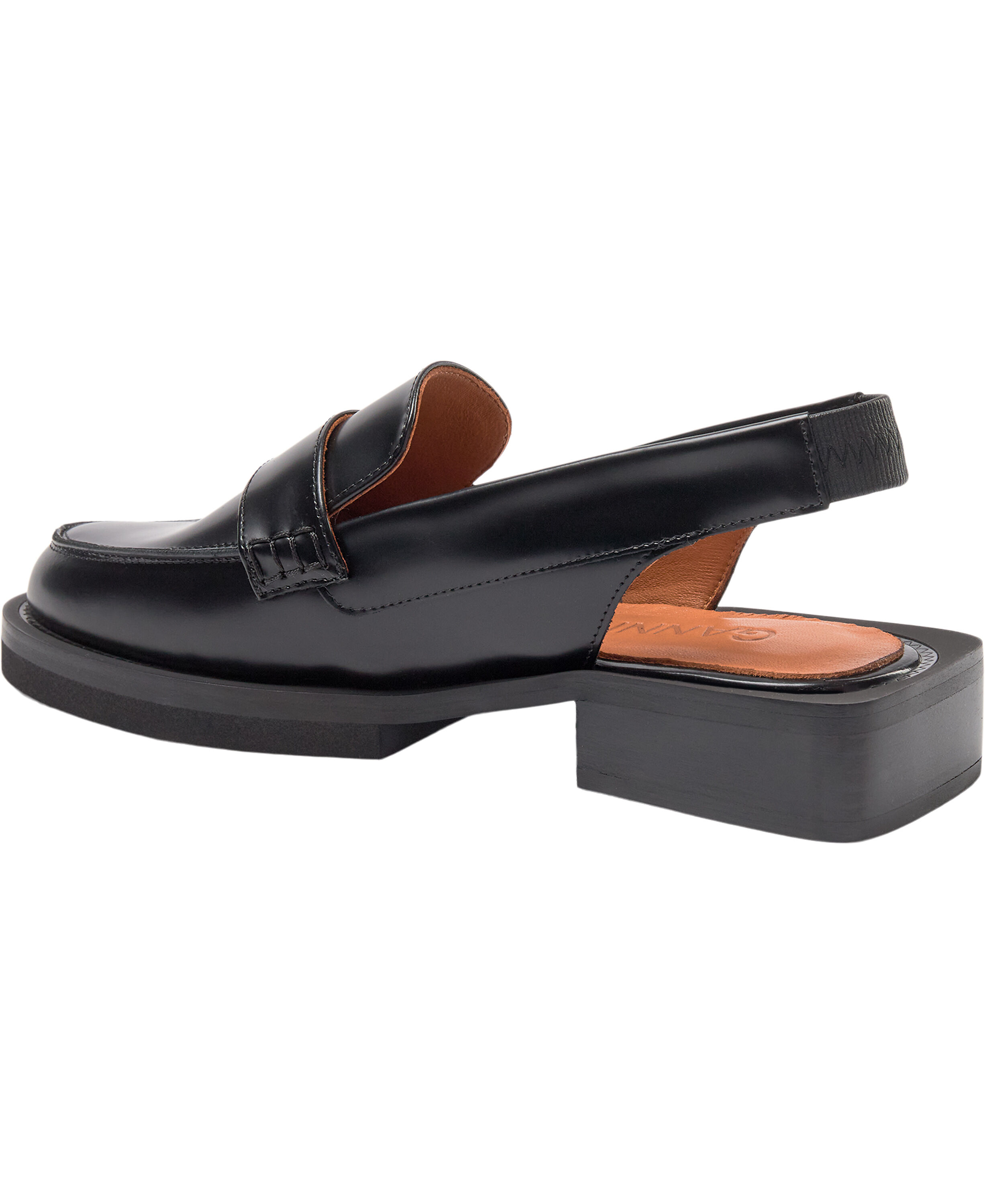 ganni slingback loafer