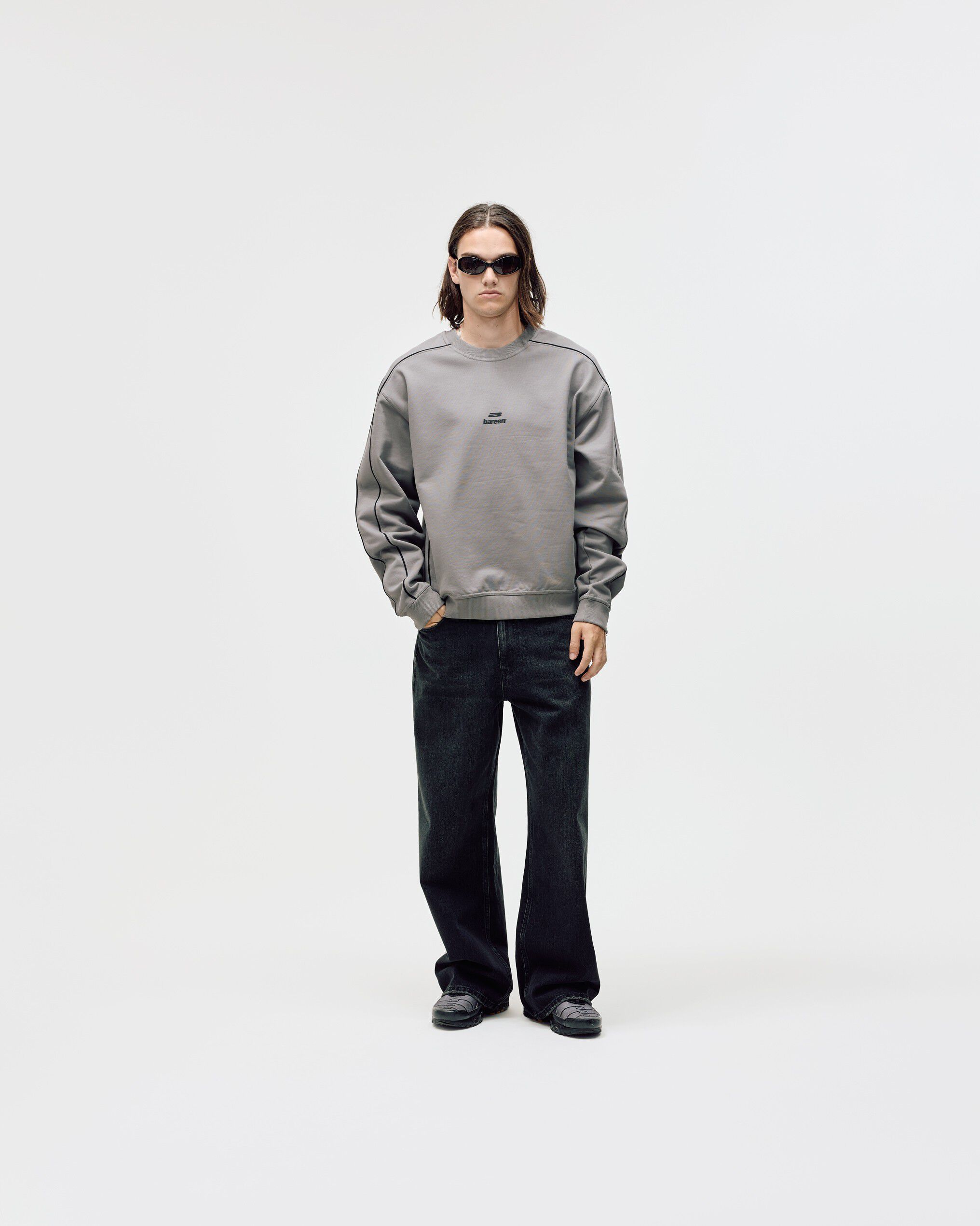 AW26 LOGO OVERSIZED CREWNECK
