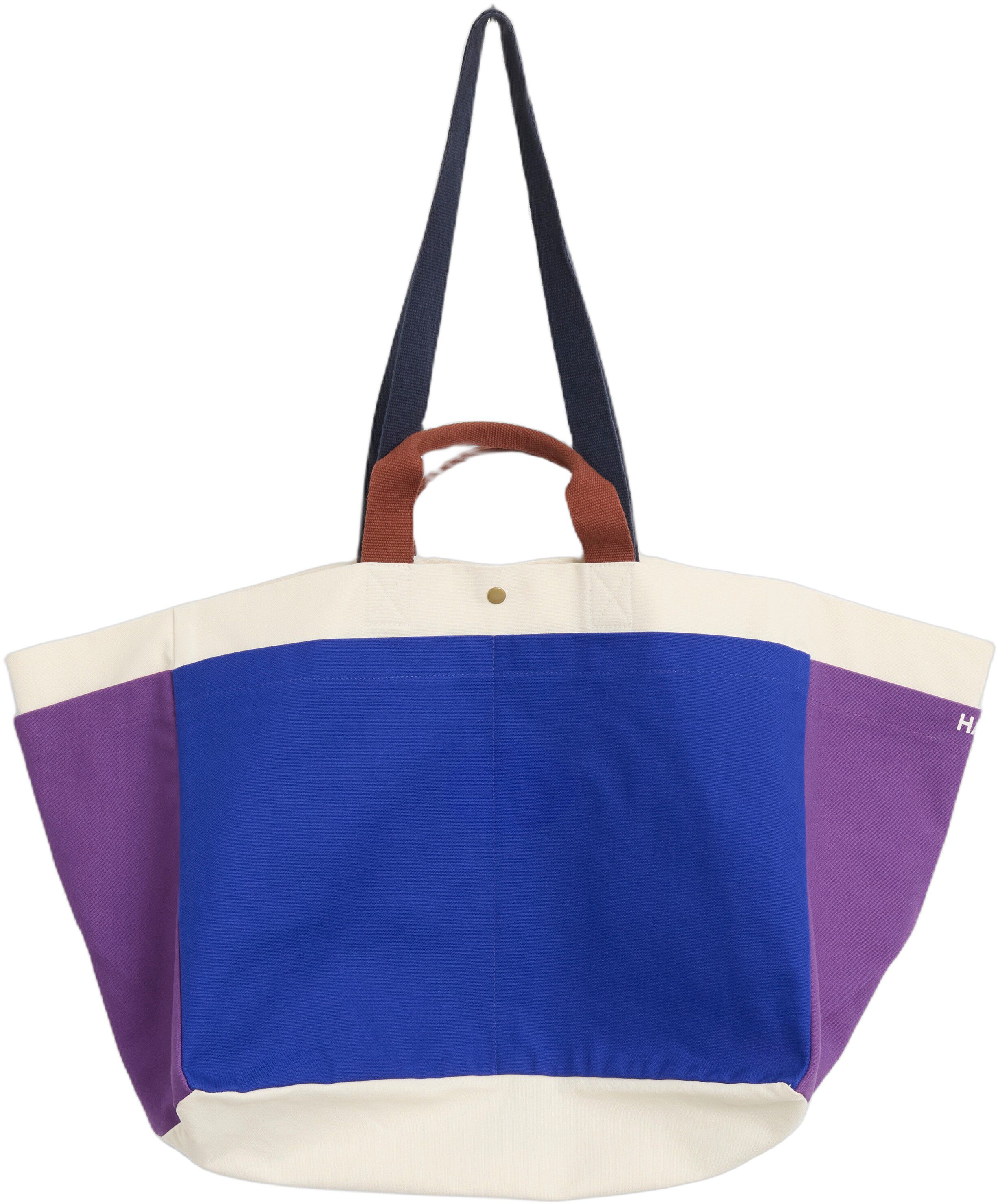 Weekend Bag (Organic)-Medium-Electric blue multi