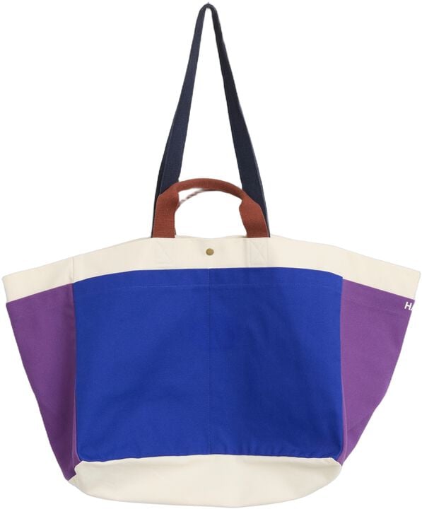 Weekend Bag (Organic)-Medium-Electric blue multi