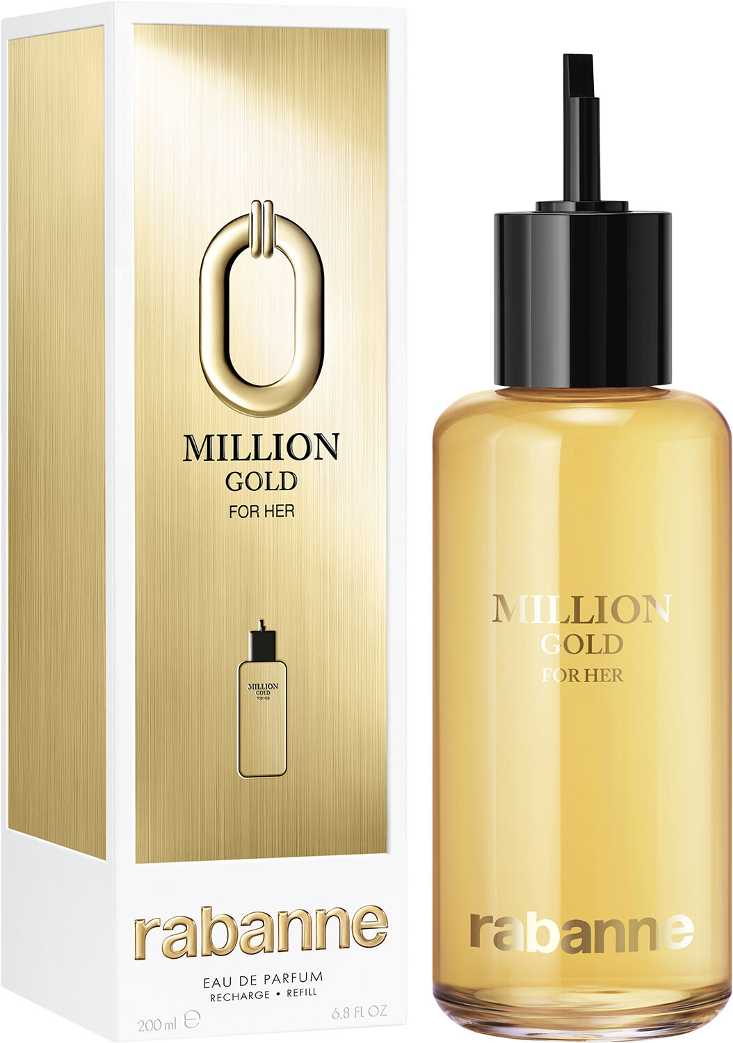 Million Gold for Her Eau de parfum refill 200 ml