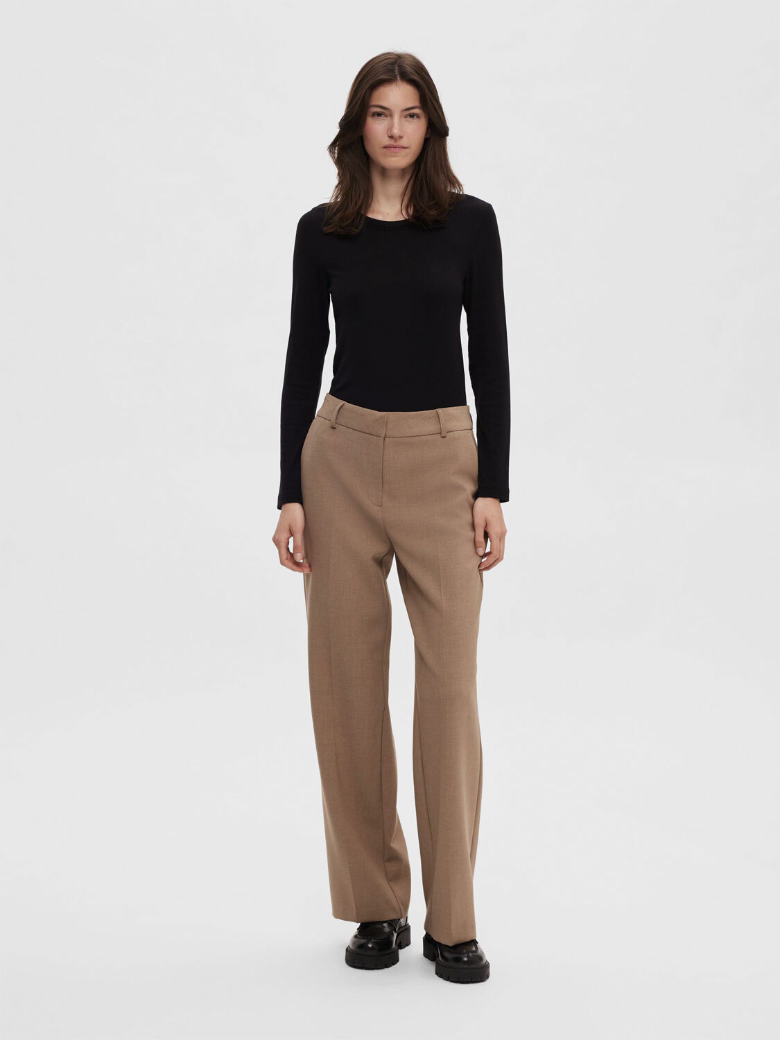 SLFDIANNA LS O-NECK TOP NOOS