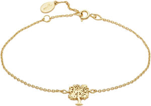 Tree of Life bracelet VERMEIL (925 Sterling silver gold plated 2. 5 mi