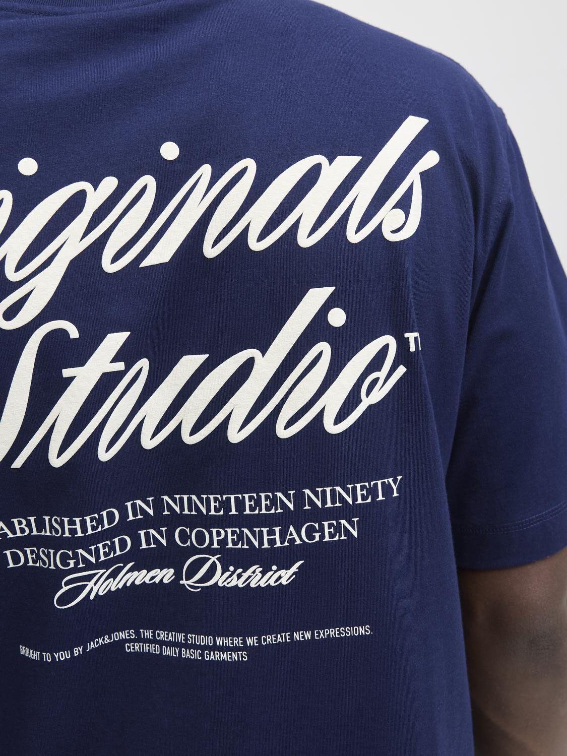 JORNORREBRO TYPO TEE SS CREW NECK N