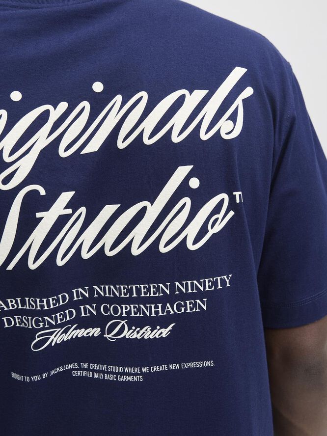 JORNORREBRO TYPO TEE SS CREW NECK N