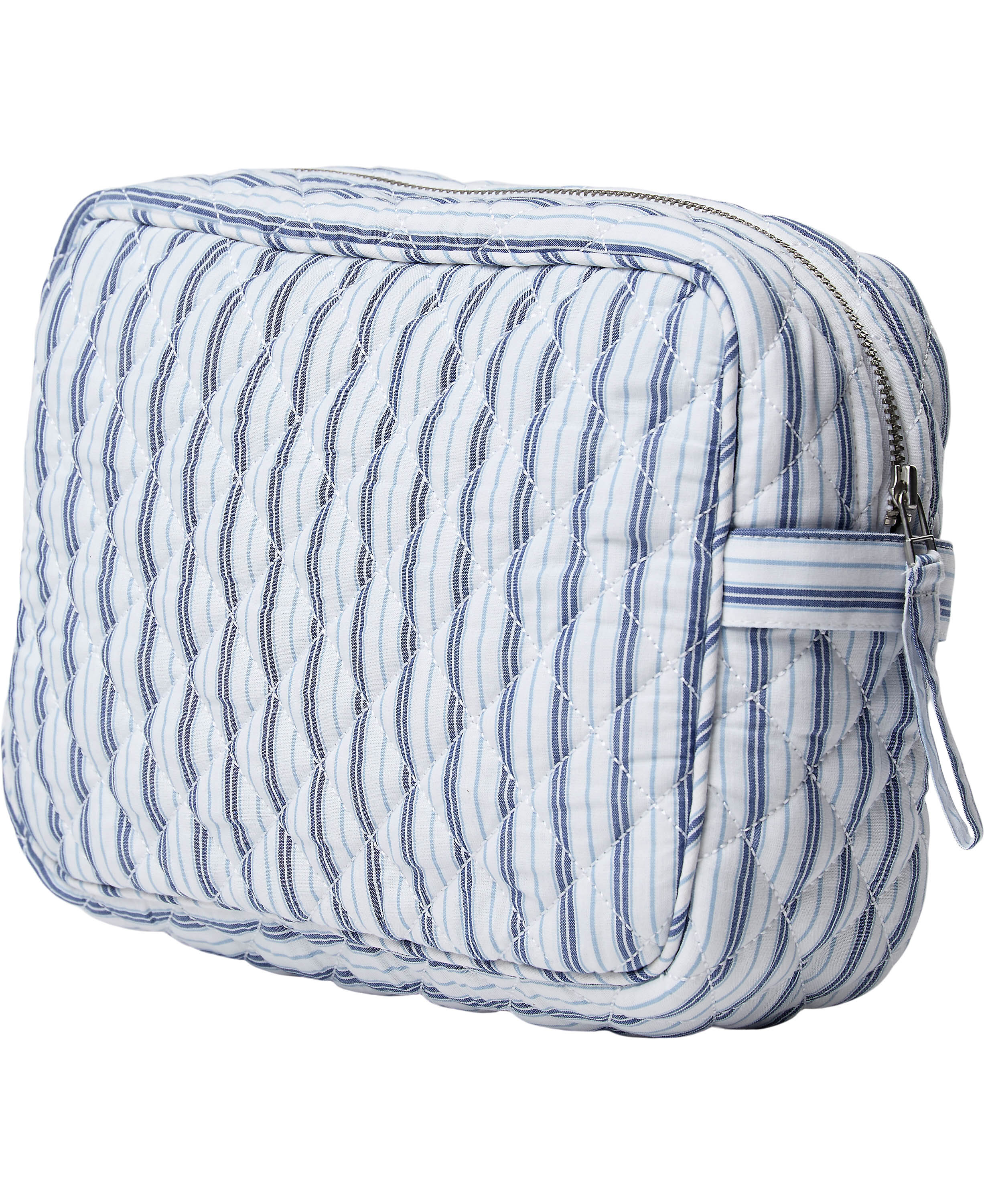 Moira 1 Make up bag Blue Stripe small