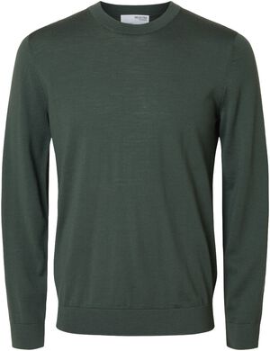 SLHTRAY LS KNIT MERINO CREW NECK NO