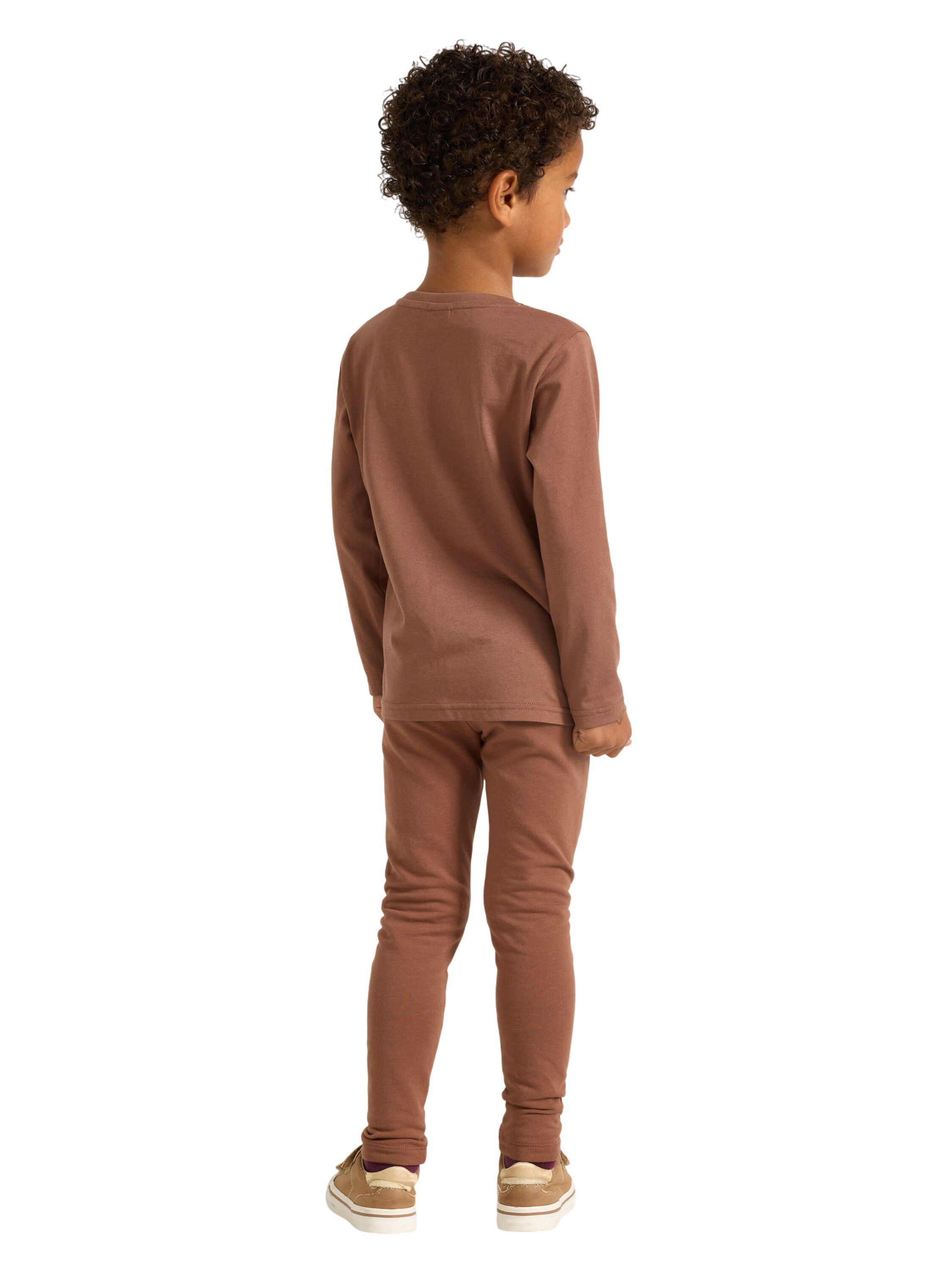 Myke leggings med b&oslash;rstet innside o