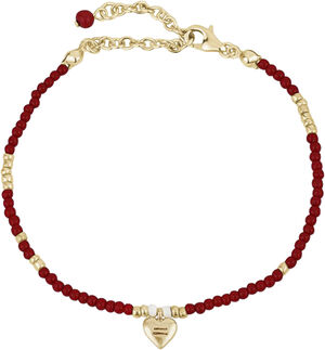 Red Beaded Bracelet for Gender Justice