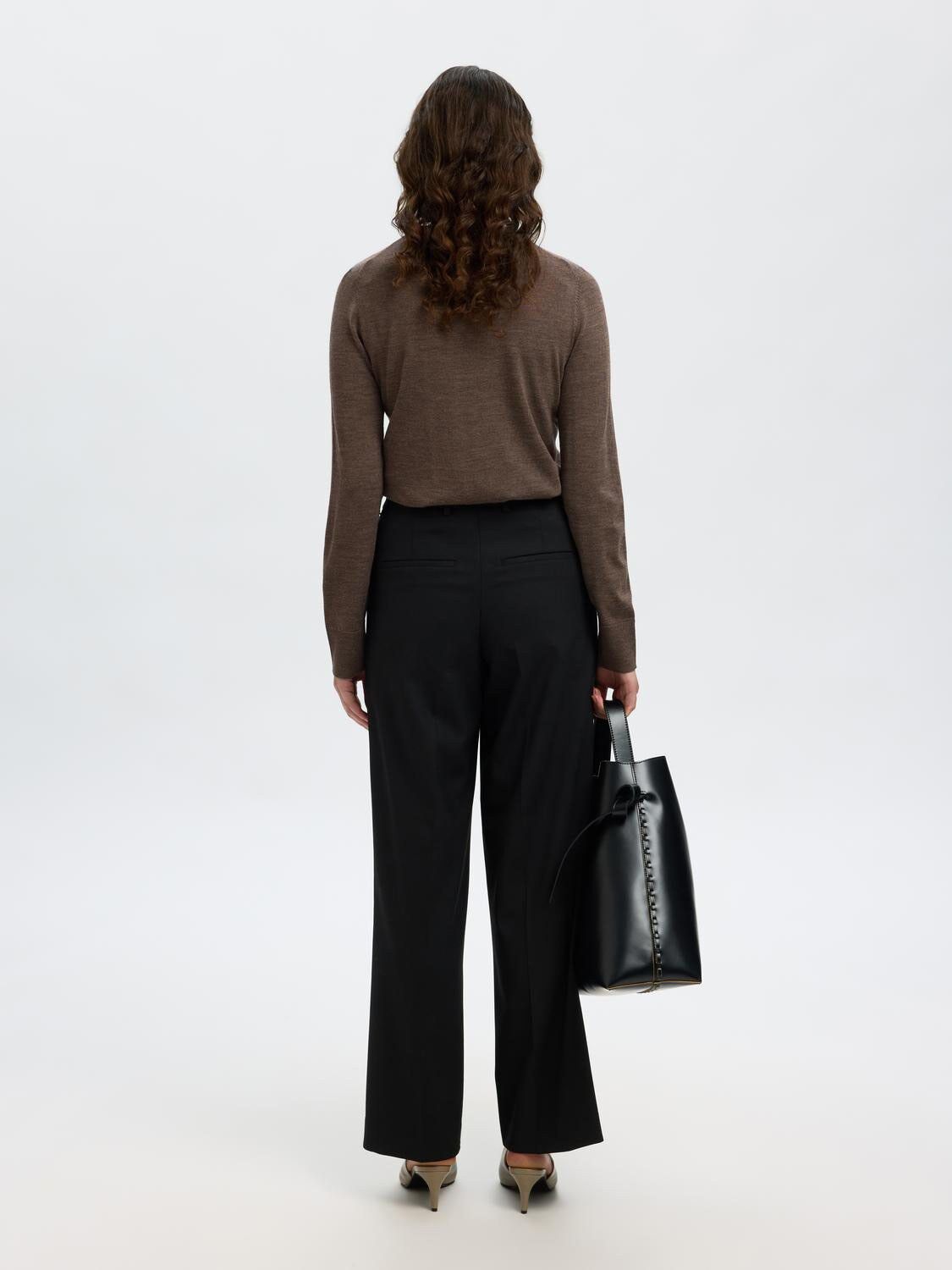 Slfthea Ls Knit Merino O-hals Noos