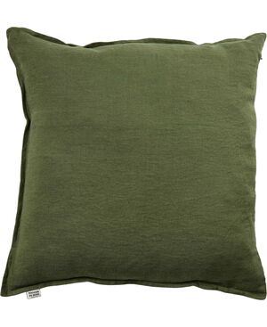 Hør vasket pude Olivine 50x50