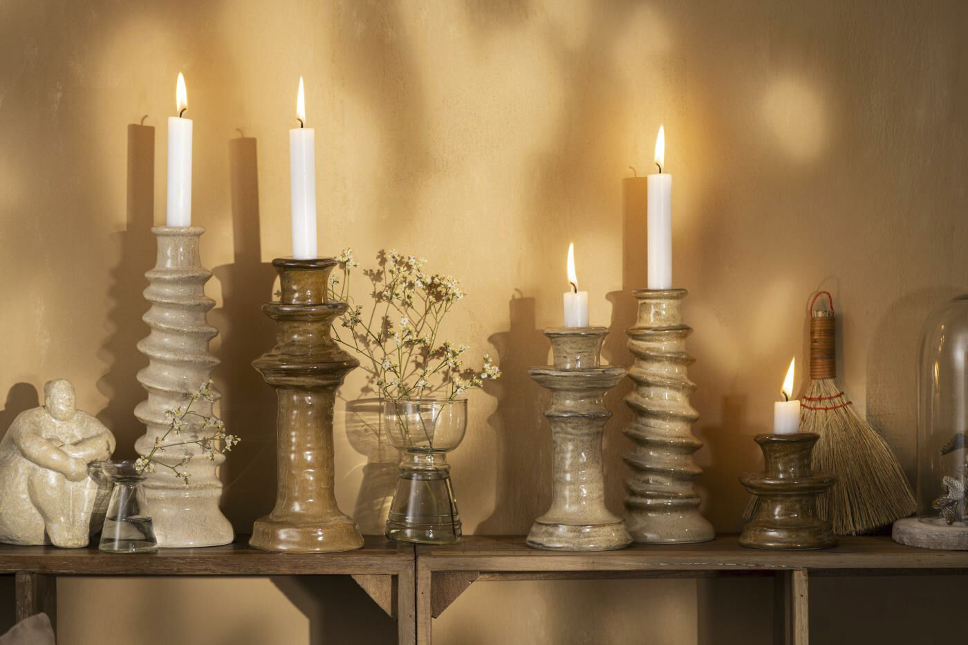 Stage t/2,2 cm lys Saga creme m/skr&aring; ringe