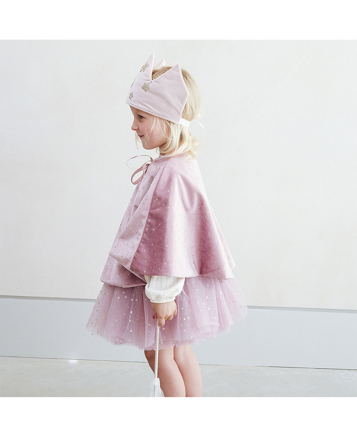 Mimi & Lula - Krone - Velvet Pink Stars and Moon 3-8 &aring;r