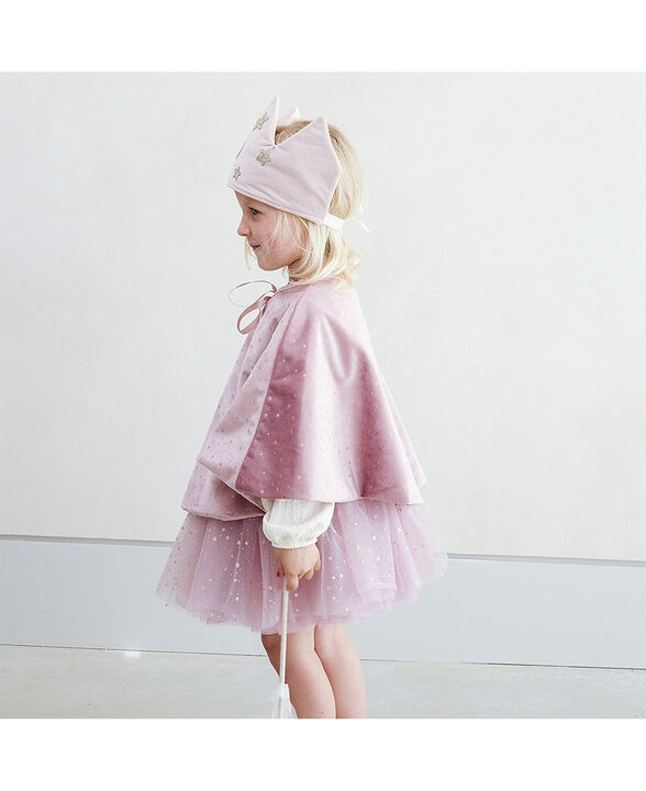 Mimi & Lula - Krone - Velvet Pink Stars and Moon 3-8 år