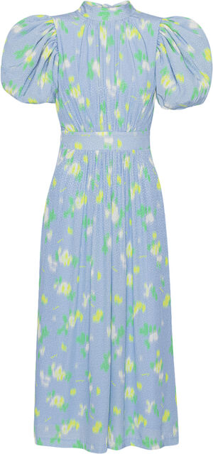 Jacquard Puffy Dress