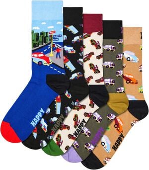 5-Pack Cars Socks