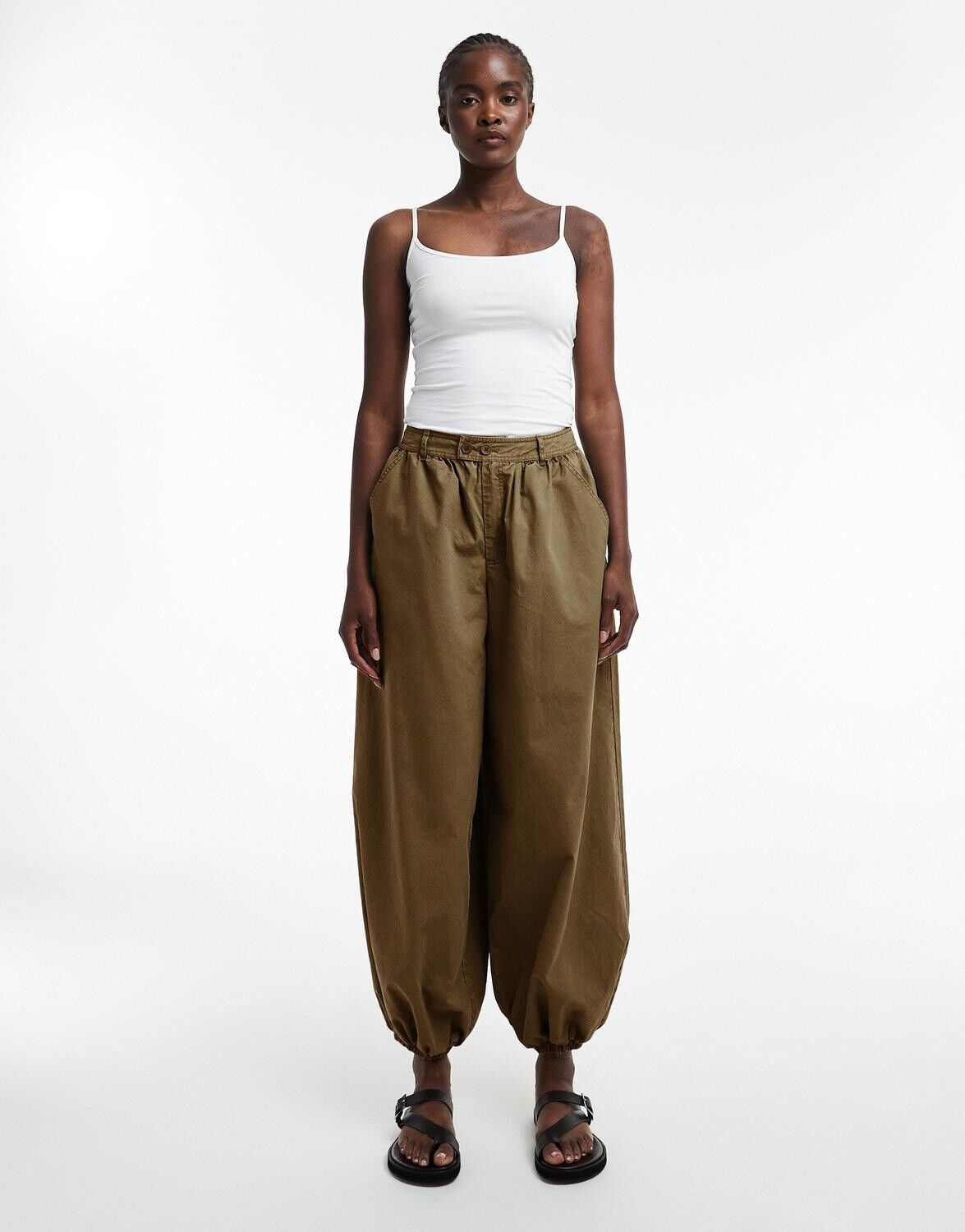 TSMILA HR BALLOON CARGO TROUSER WVN