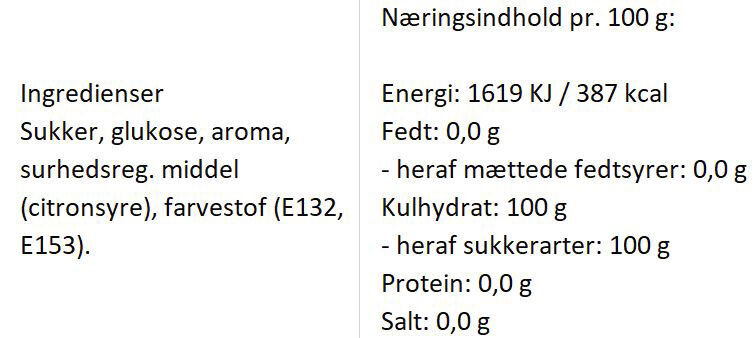 Bl&aring; Student bolcher med smag af bromb&aelig;r