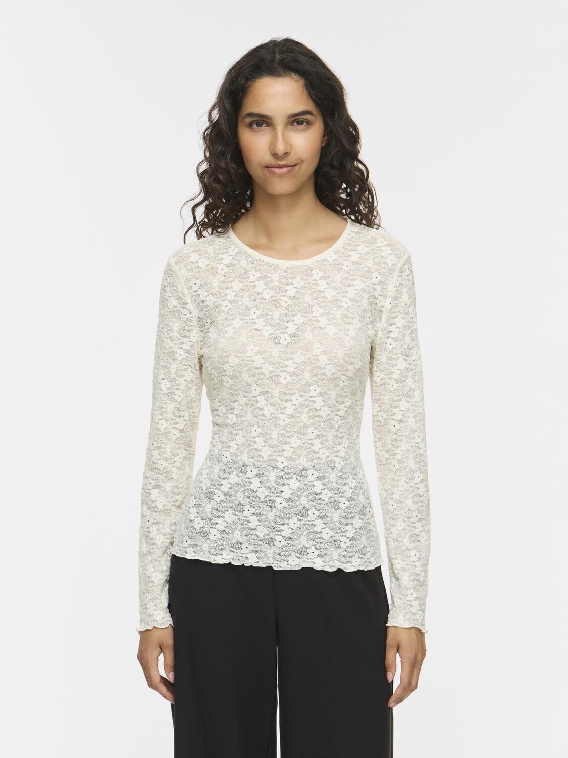 VIFAY O-NECK L/S TOP - NOOS