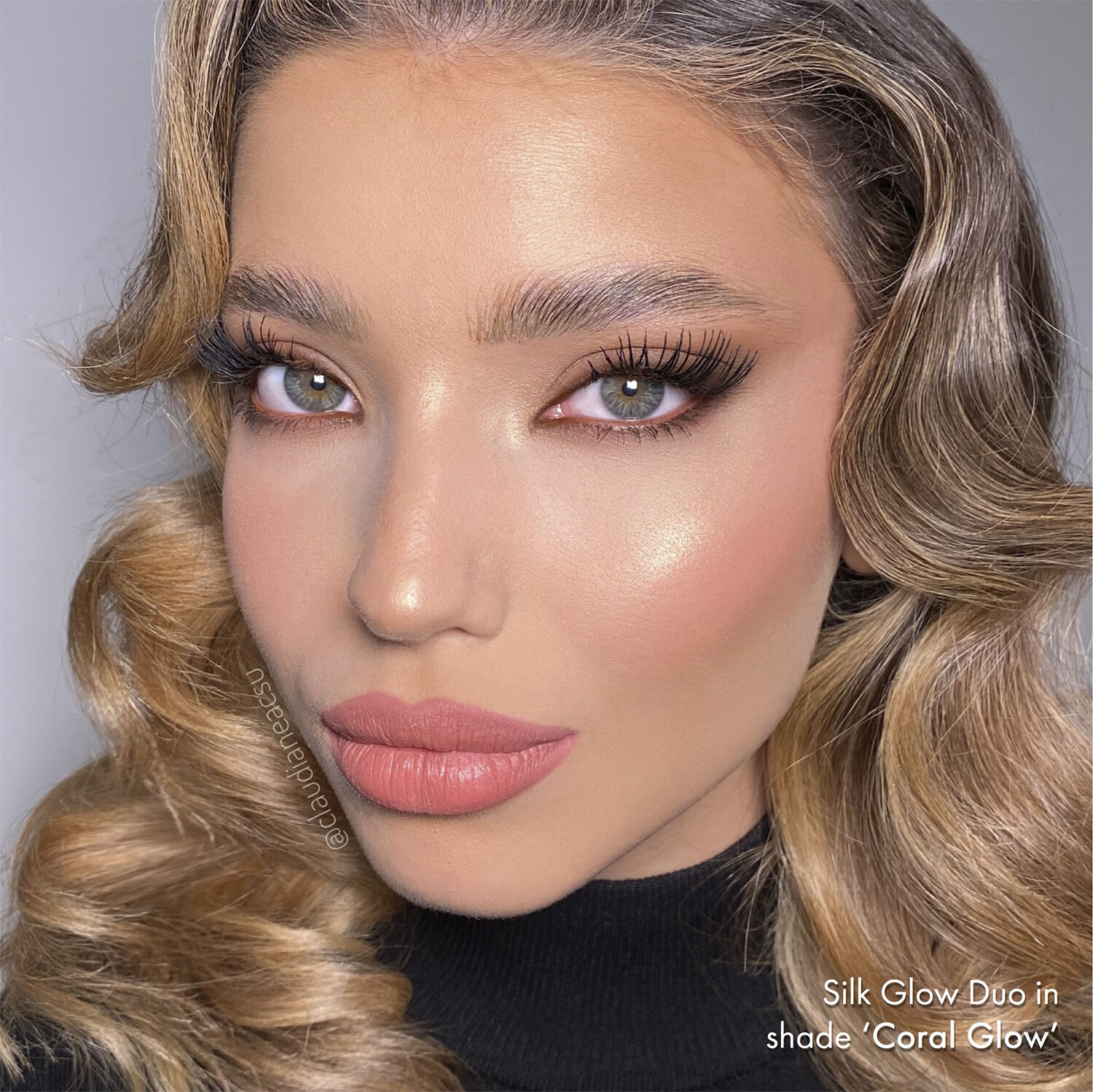 ICONIC London Silk Glow Duo, Coral Glow