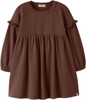 NMFTHORO HEN LS LOOSE DRESS LIL