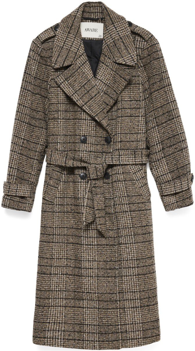 Awdominique Ls Long Belt Coat