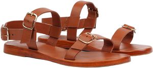 GIGLIO - ADJUSTABLE LEATHER SANDAL W/ HEEL STRAP
