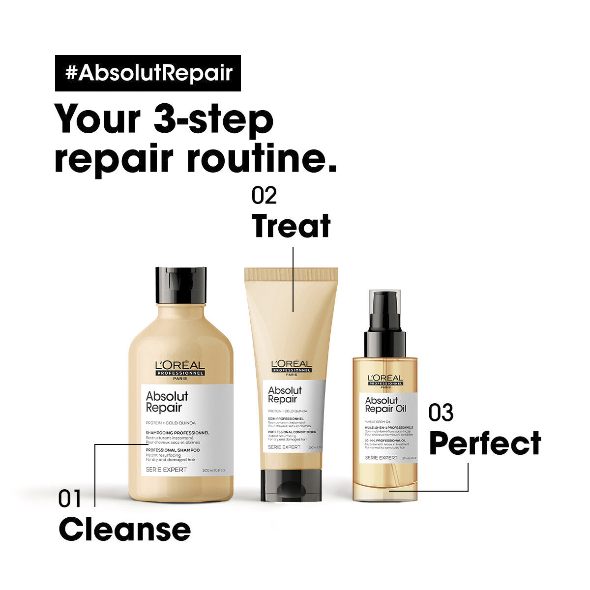 L'Or&eacute;al Professionnel Absolut Repair Gold Conditioner 200ml