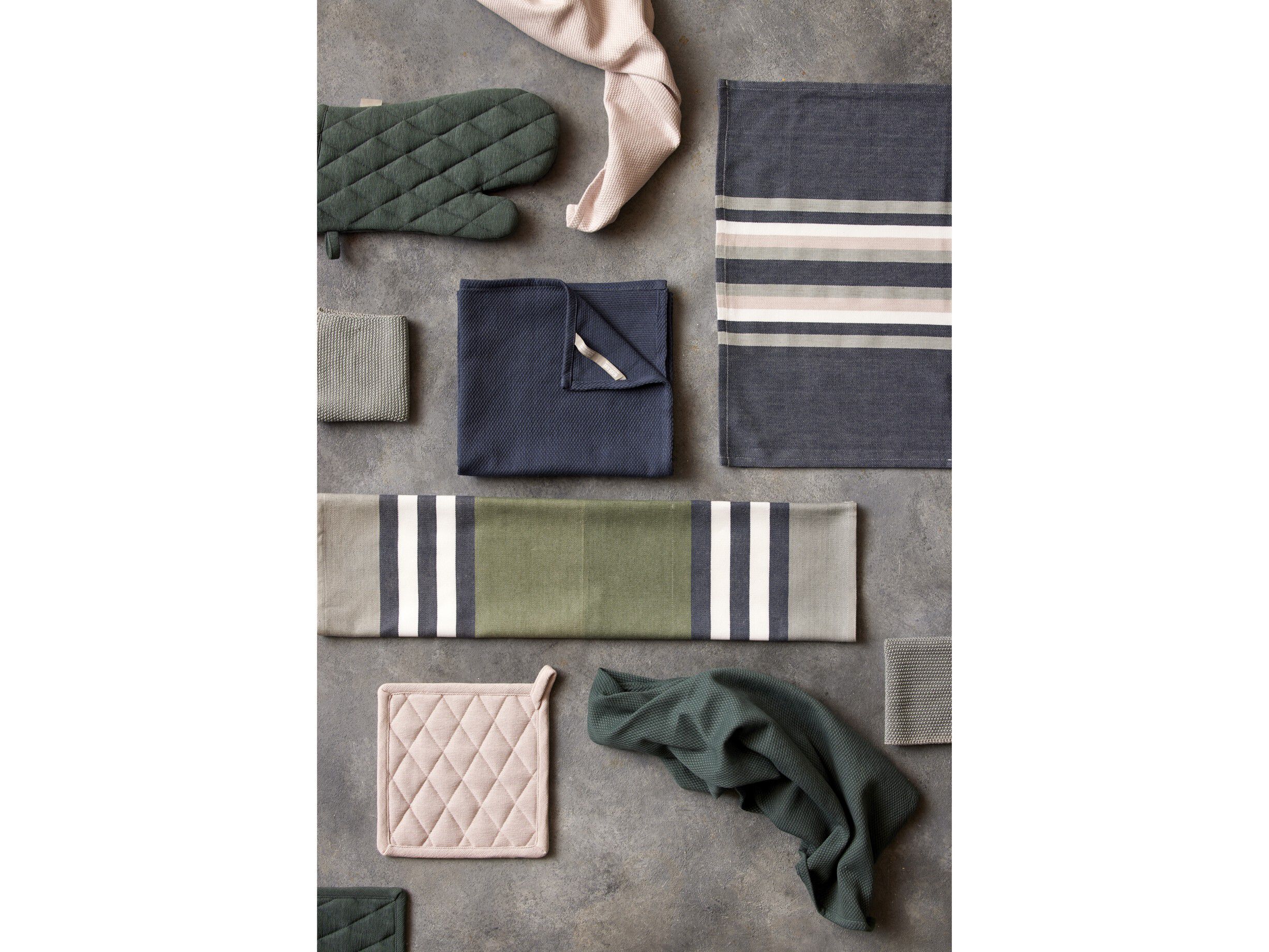 Viskestykke Diamond 50x70 cm Midnight blue