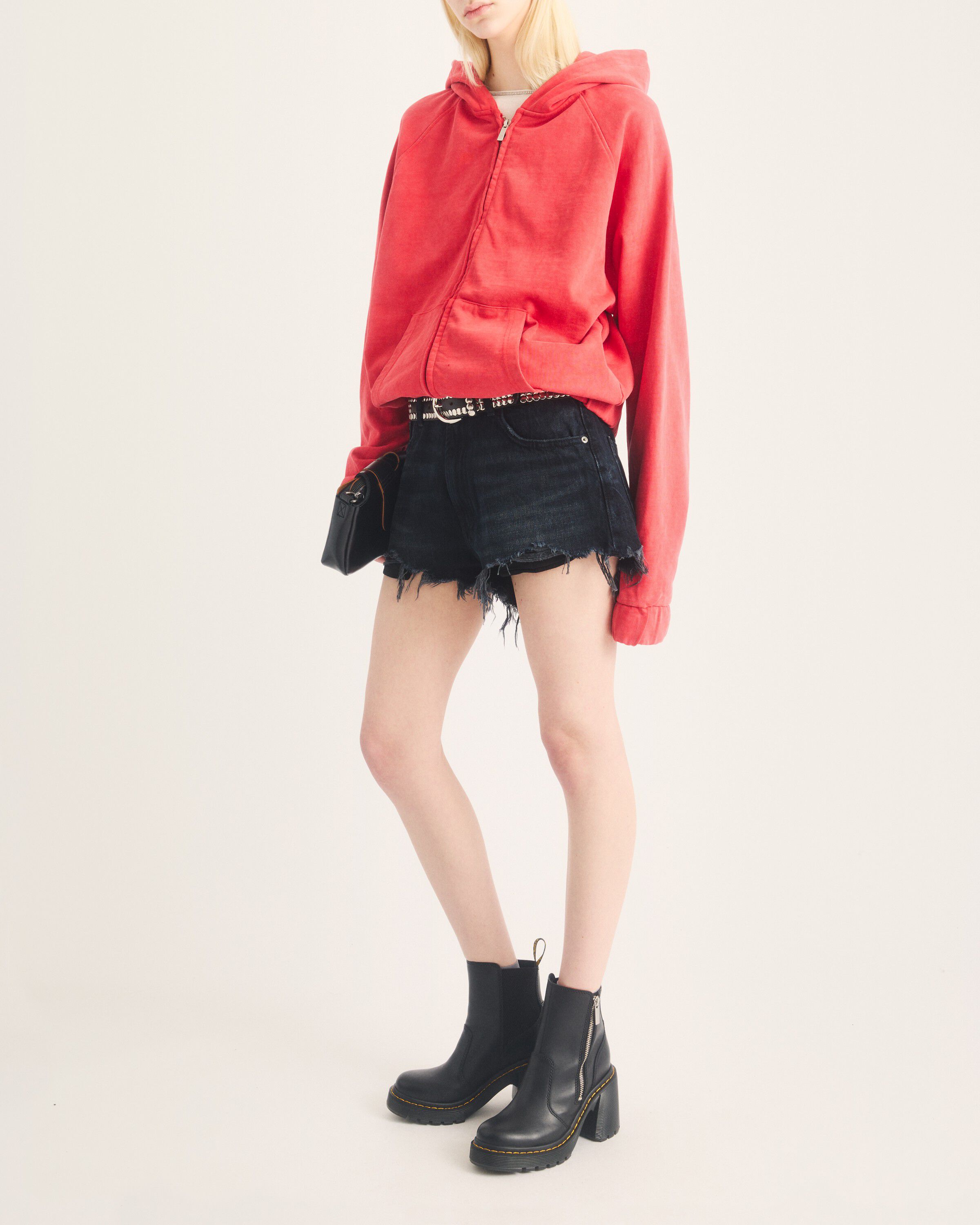 Spence Zip Black Sendal