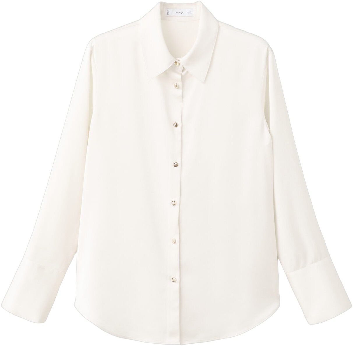 Satin finish flowy shirt