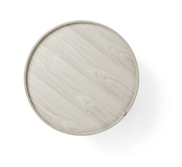 Turning Table, White Oak ø65 cm, Bl