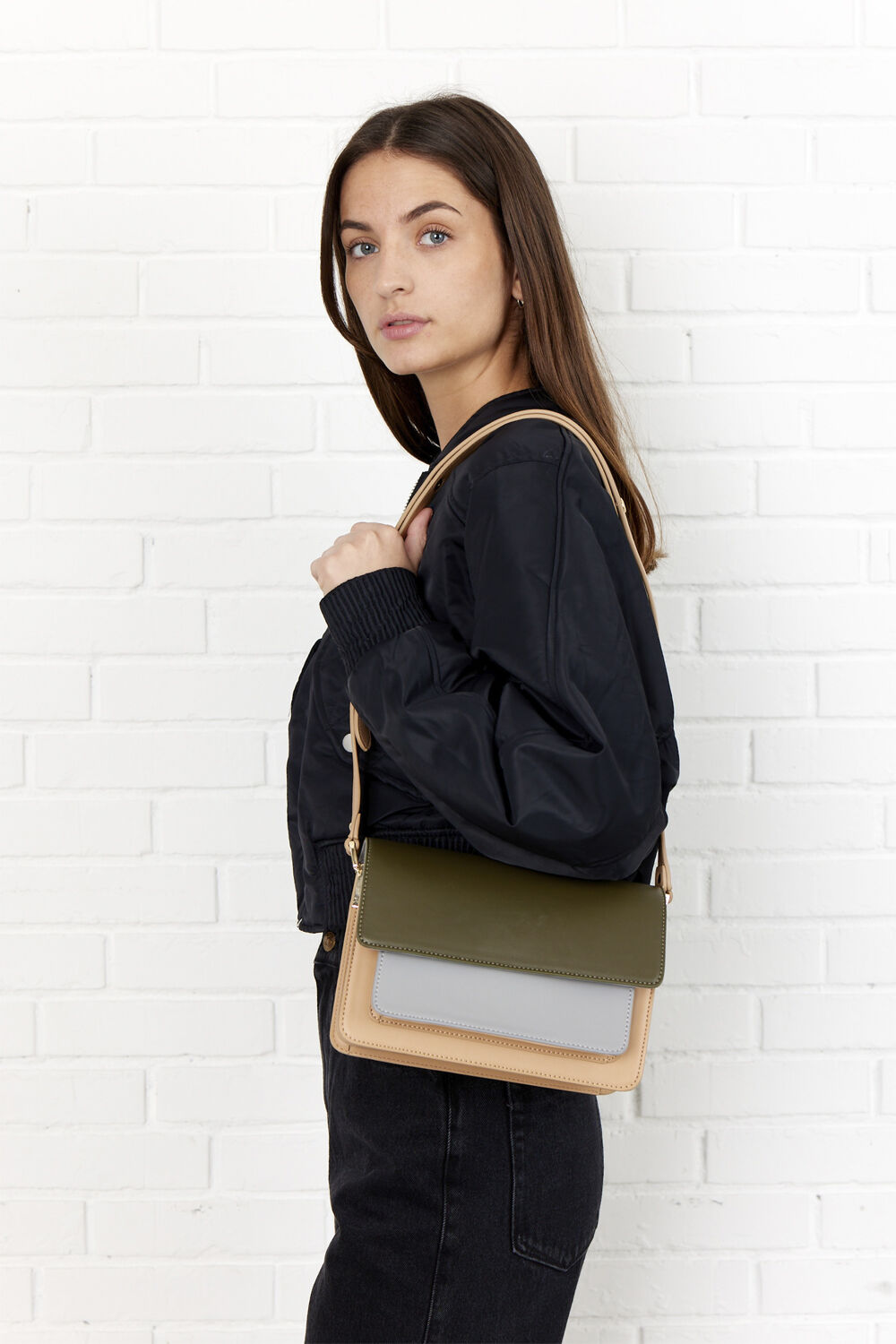 Trio cross body clearance bag